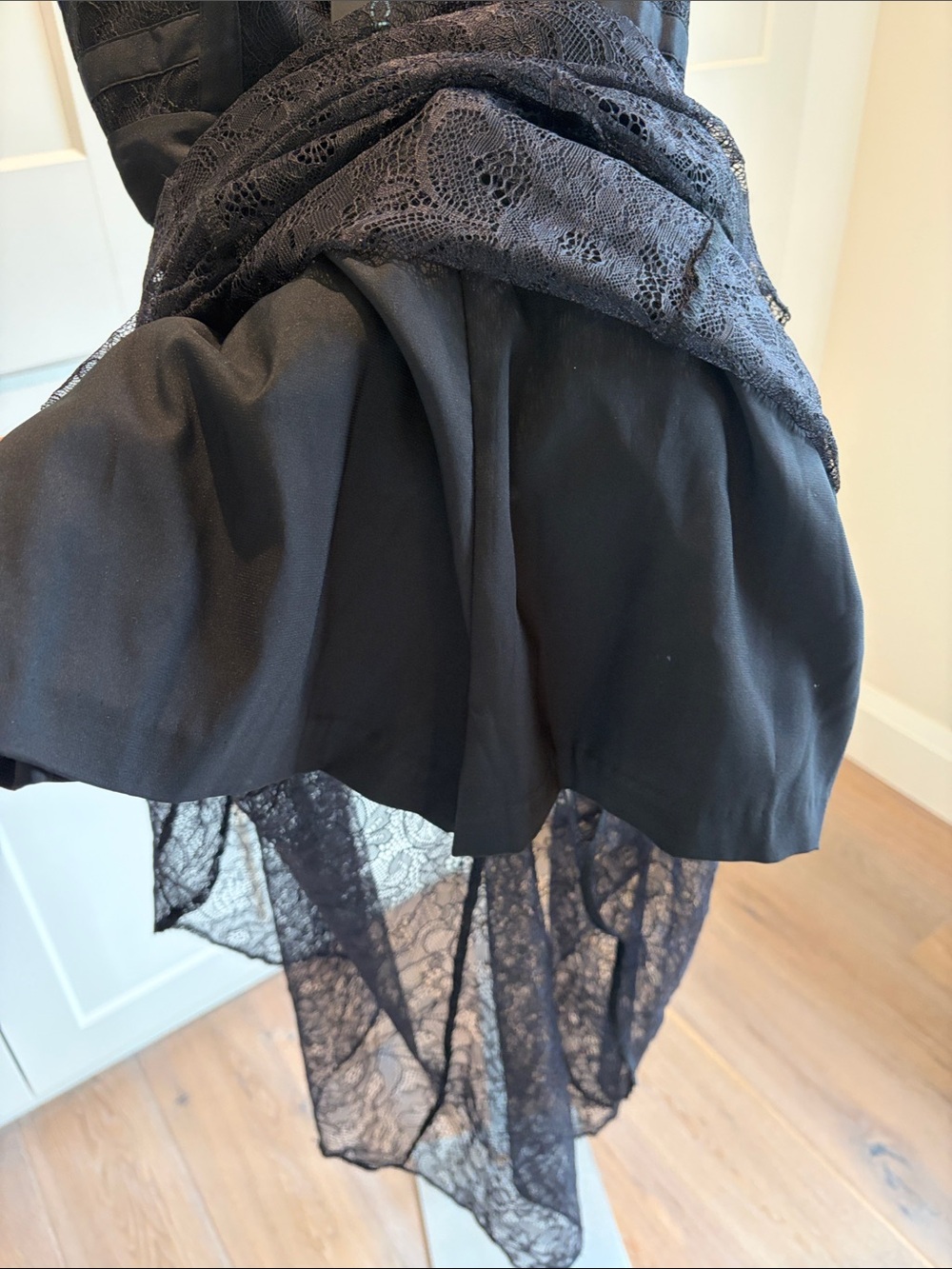 Marciano Black Lace Evening Dress - Picture 11 of 12